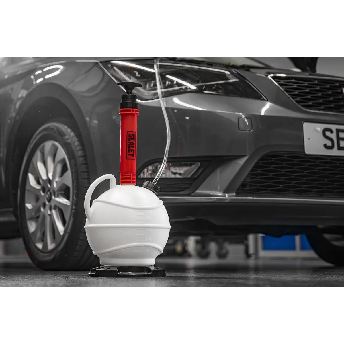 Sealey Manual Vacuum Brake & Fluid Extractor Pump 6L White Rose Tools