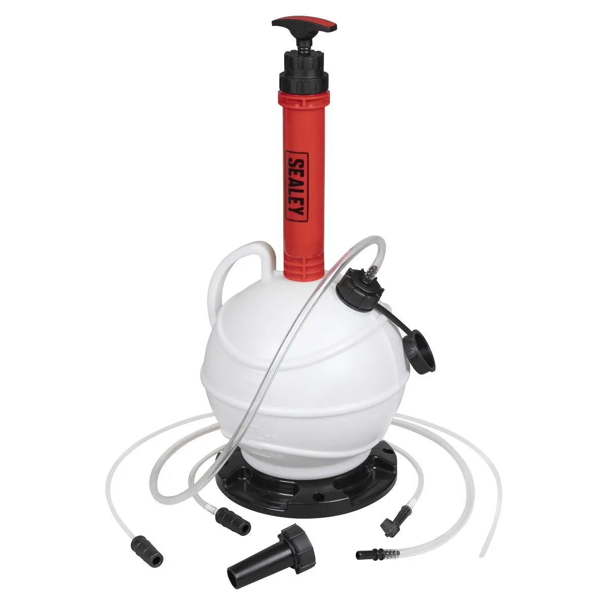 Sealey Manual Vacuum Brake & Fluid Extractor Pump 6L White Rose Tools