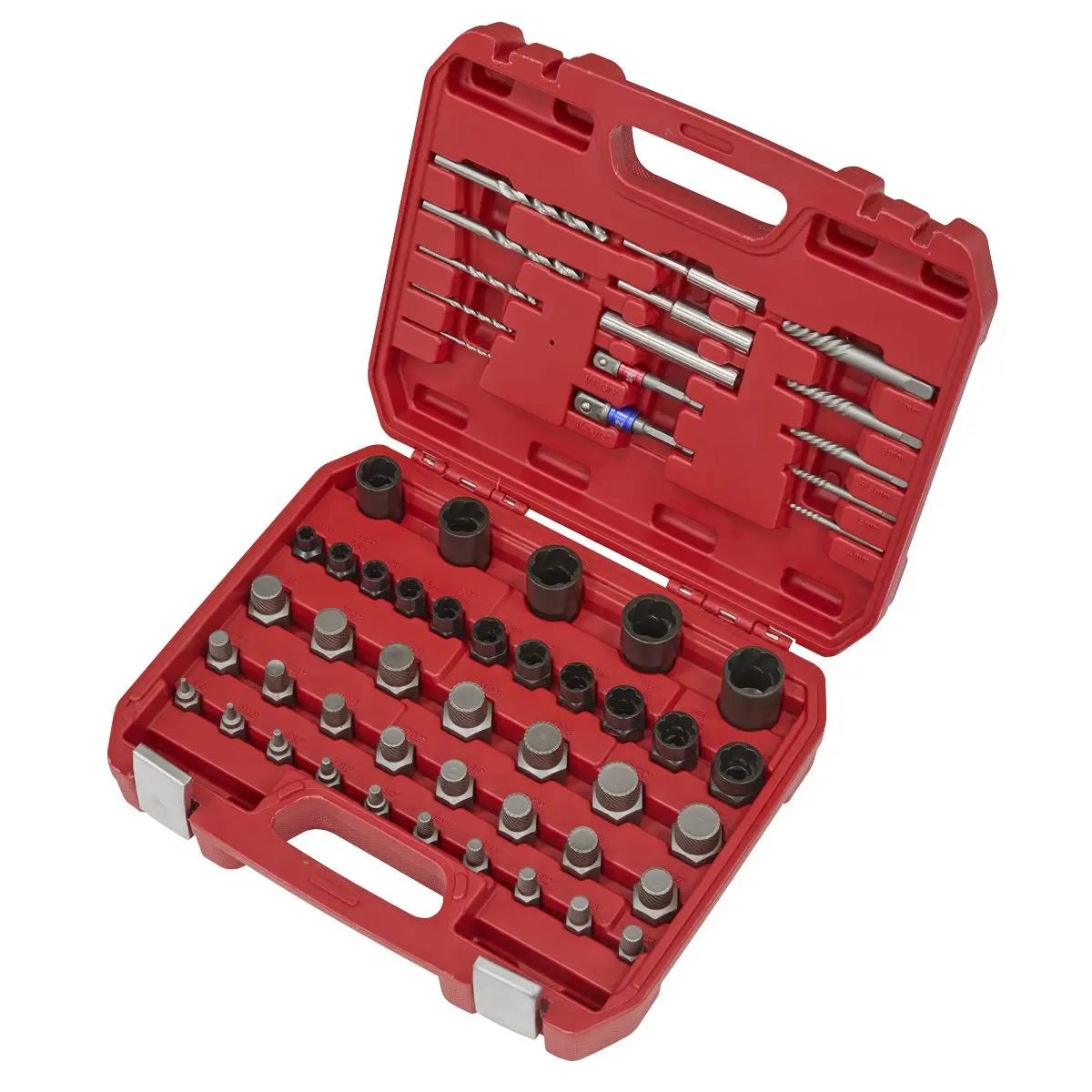 Sealey Master Nut, Bolt & Screw Extractor Set 56pc  White Rose Tools