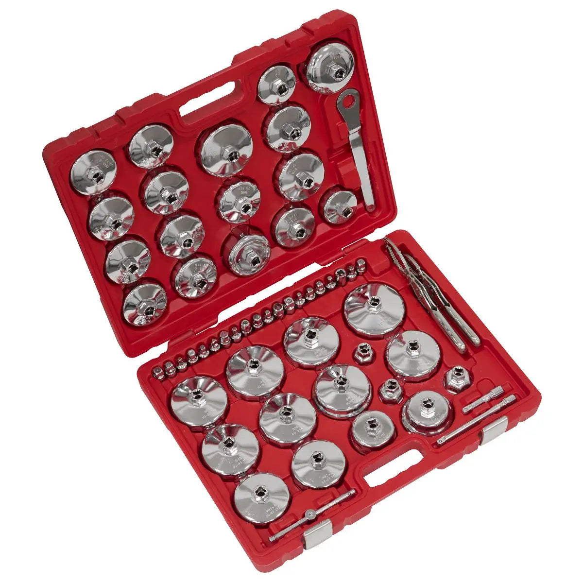 Sealey Master Oil Filter Set 58pc White Rose Tools