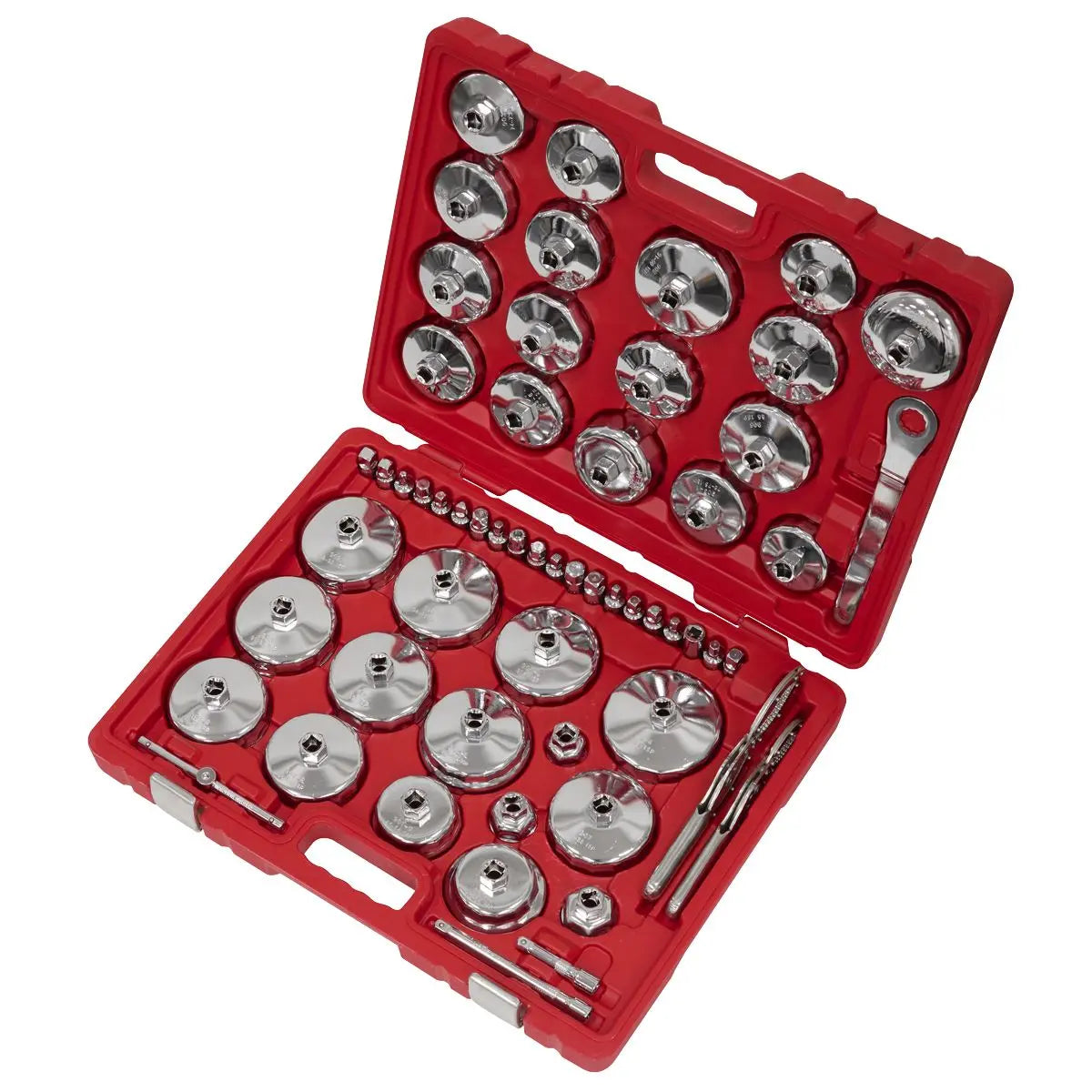 Sealey Master Oil Filter Set 58pc White Rose Tools