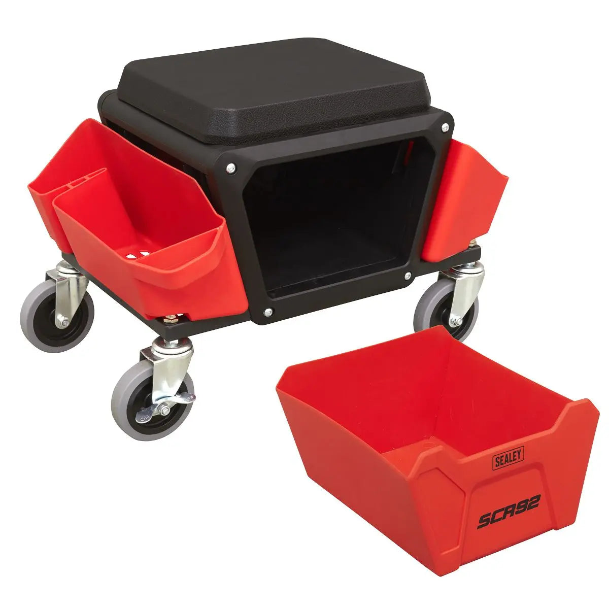 Sealey Mechanic's Detailing Utility Seat White Rose Tools