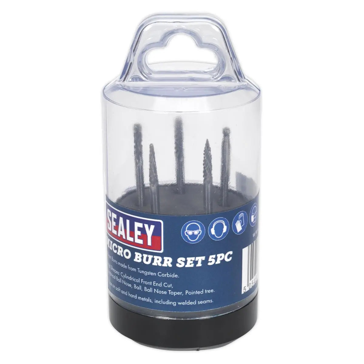 Sealey Micro Carbide Burr Set 5pc