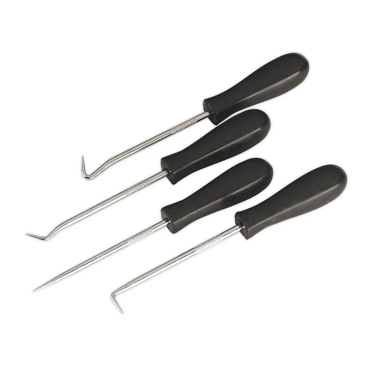 Sealey Mini Hook Set 4 Piece O-Ring Cotter Pin Oil Seal Removal Tool