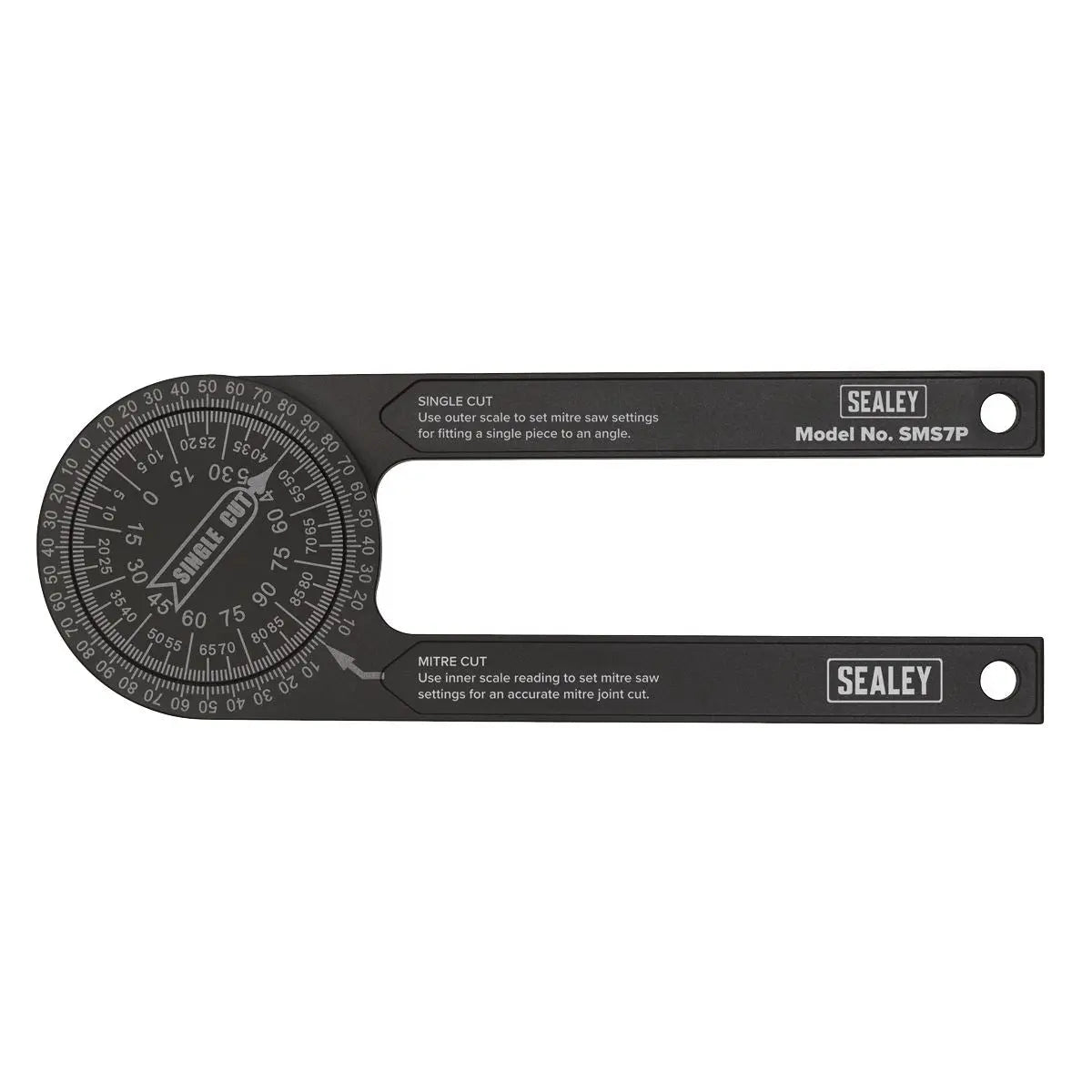 Sealey Mitre Saw Protractor - Aluminium