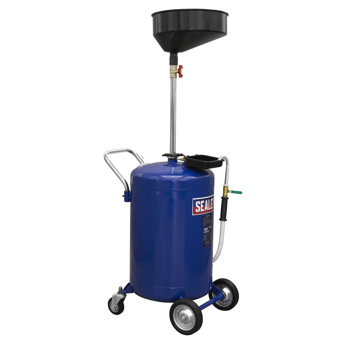 Sealey Mobile Oil Drainer 110L Air Discharge