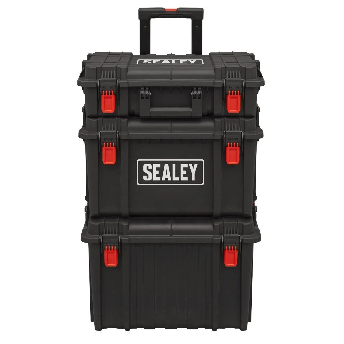 Sealey Mobile Storage System Set 3pc Heavy-Duty White Rose Tools