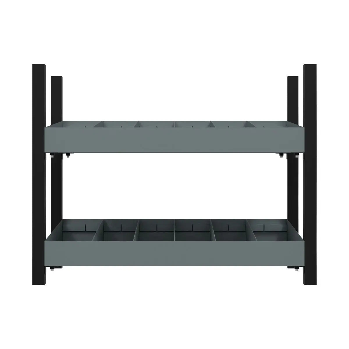 Sealey Modular Racking Mid Unit 2 Compartment Shelve 580mm White Rose Tools