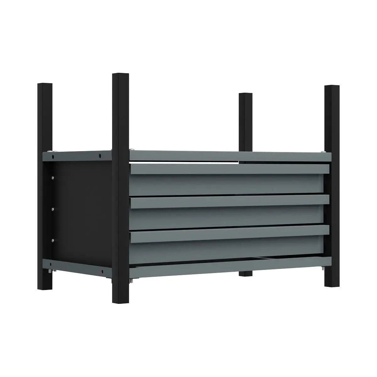 Sealey Modular Racking Mid Unit 3 Drawers & 1 Shelf 580mm White Rose Tools