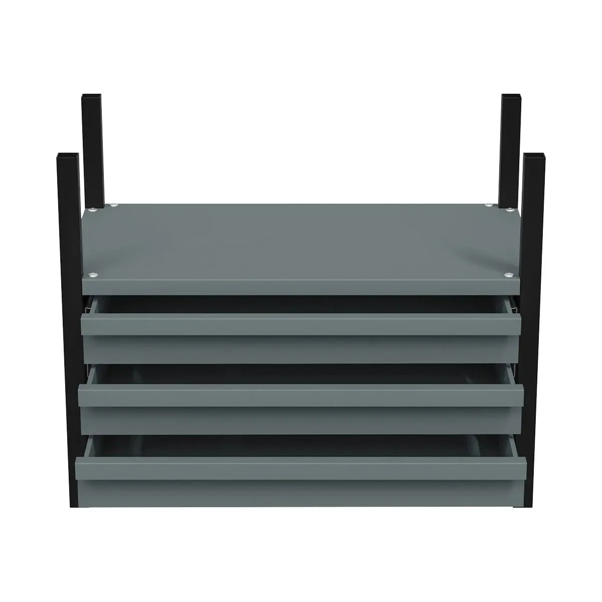 Sealey Modular Racking Mid Unit 3 Drawers & 1 Shelf 580mm White Rose Tools