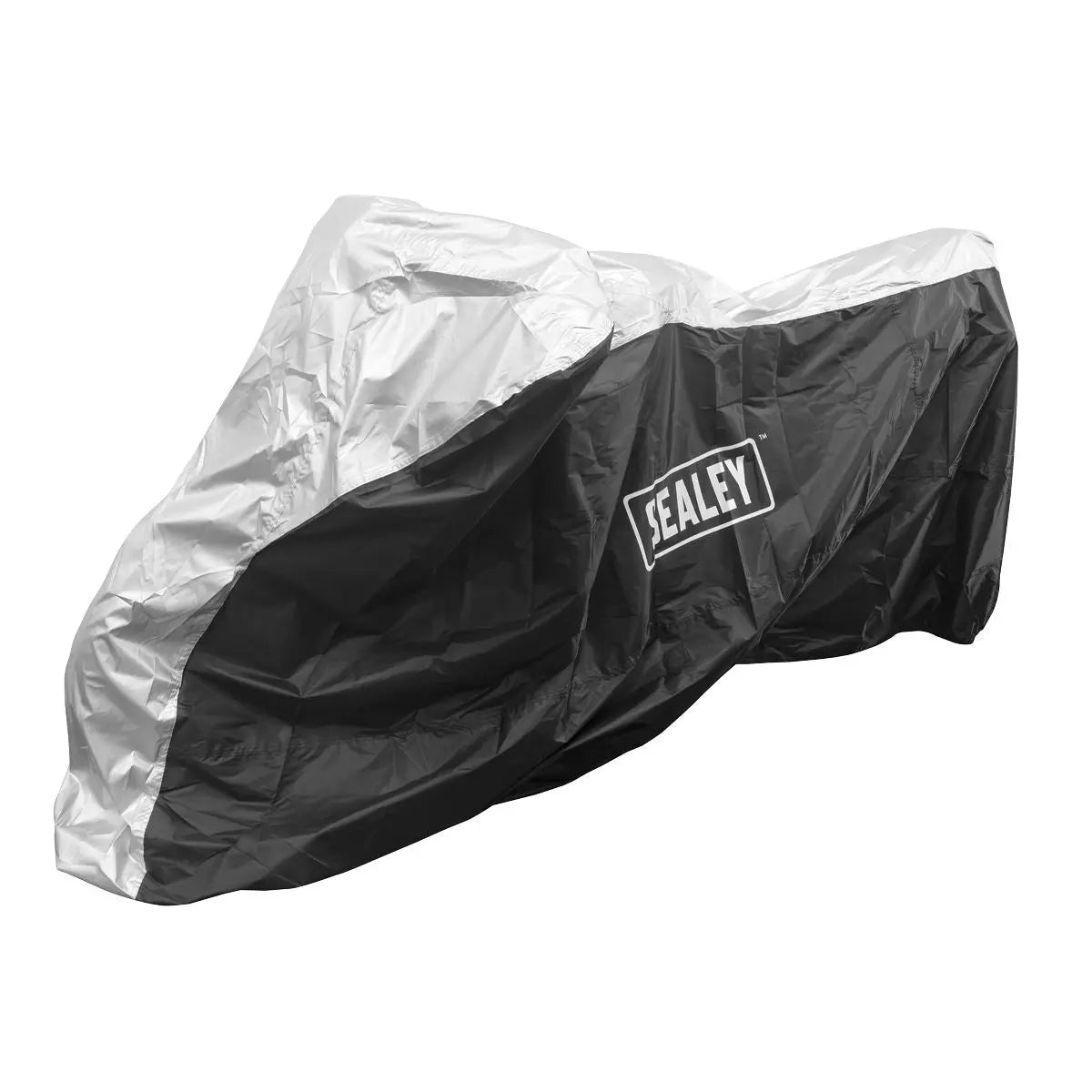Sealey Motorcycle Cover 2500 x 1100 x 1400mm - Large White Rose Tools