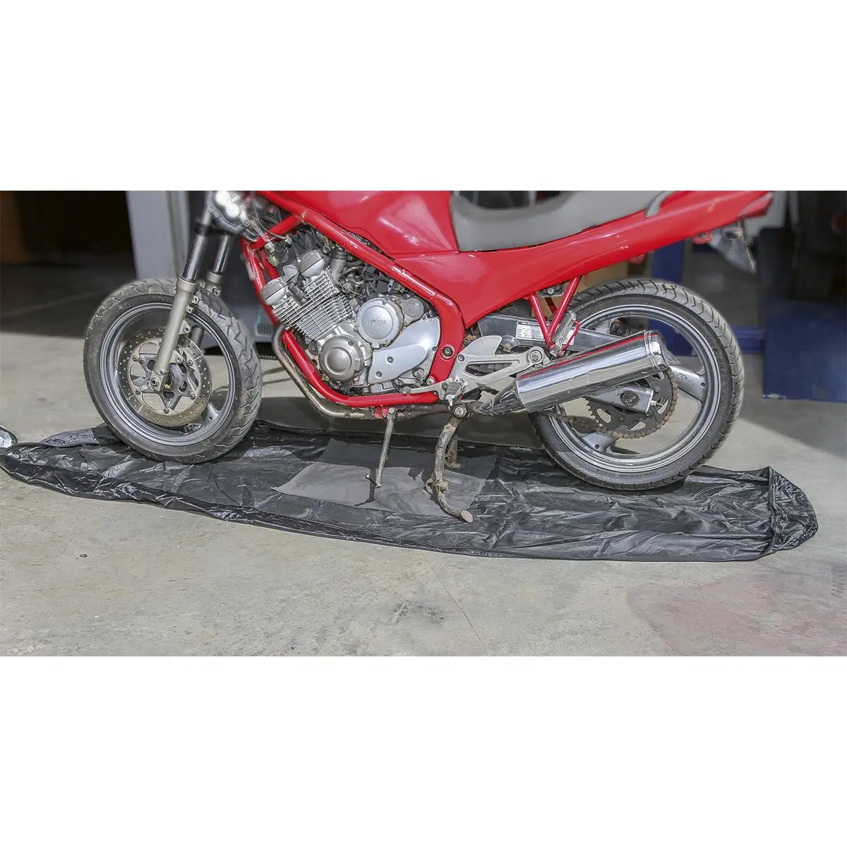 Sealey Motorcycle Coverall - Medium with Solar Panel Pocket