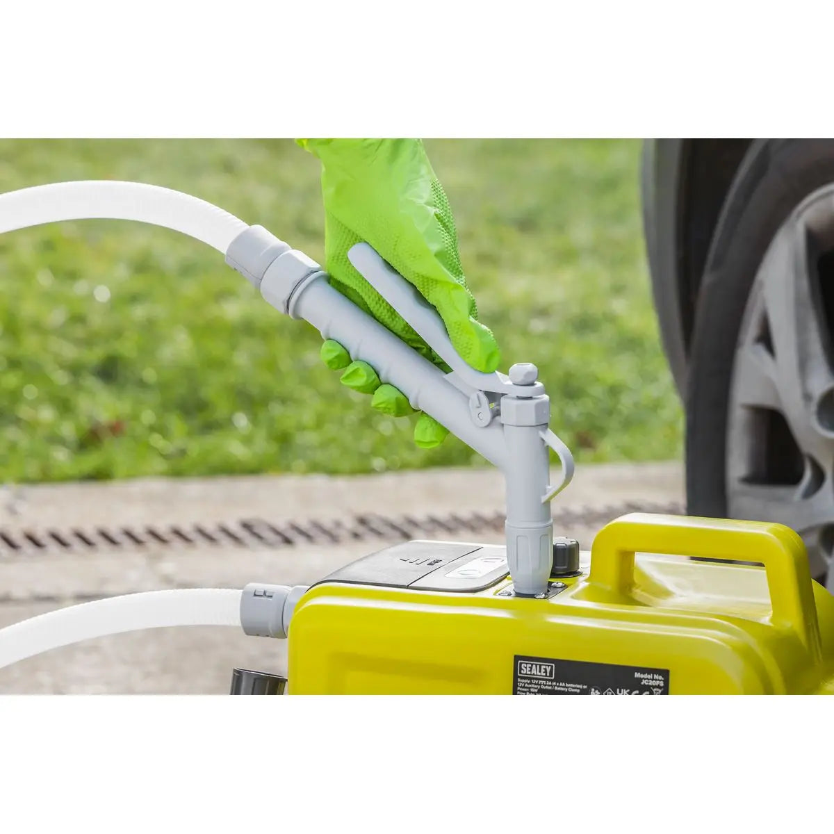 Sealey Multi-Powered Portable Fuelling Station 20L White Rose Tools