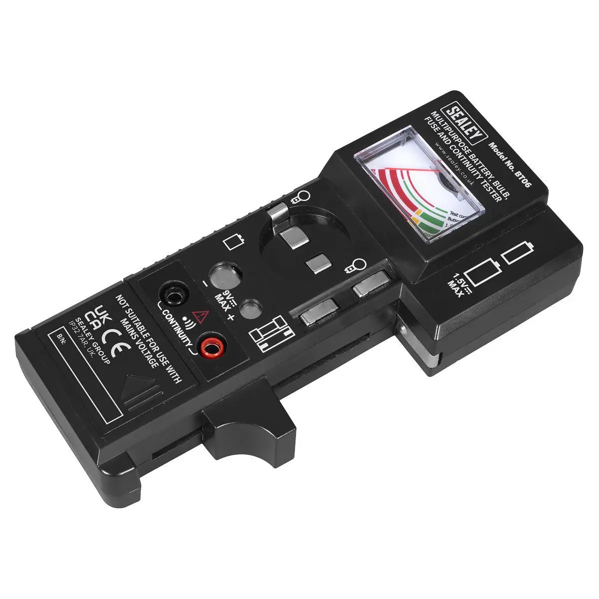 Sealey Multipurpose Battery, Bulb, Fuse & Continuity Tester  White Rose Tools
