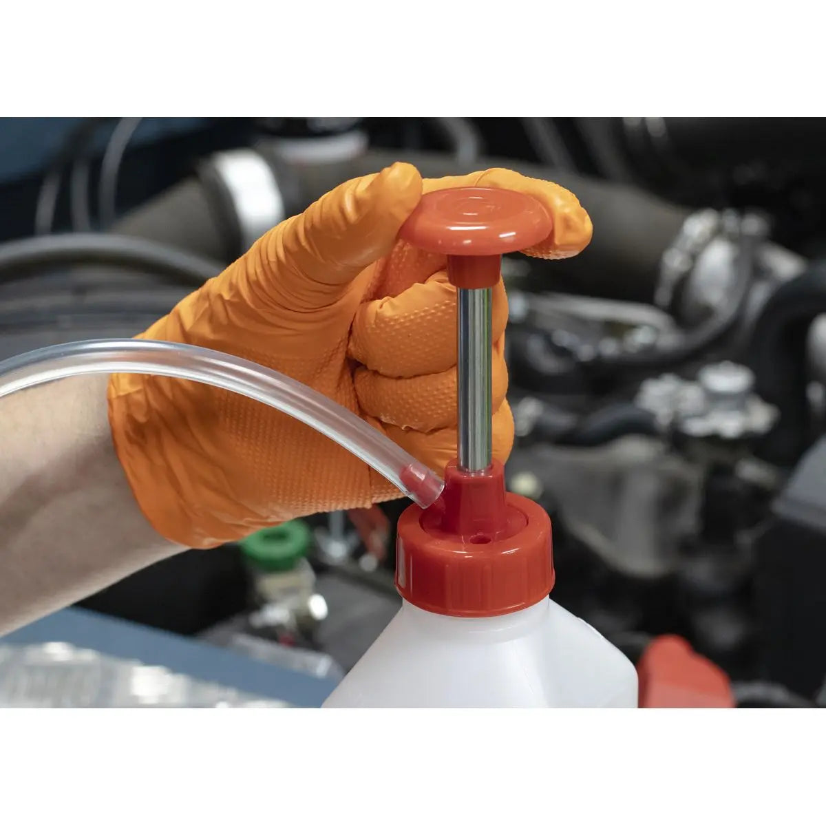 Sealey Multipurpose Mini Pump 1 Litre Capacity Brake Fluid Engine Oils