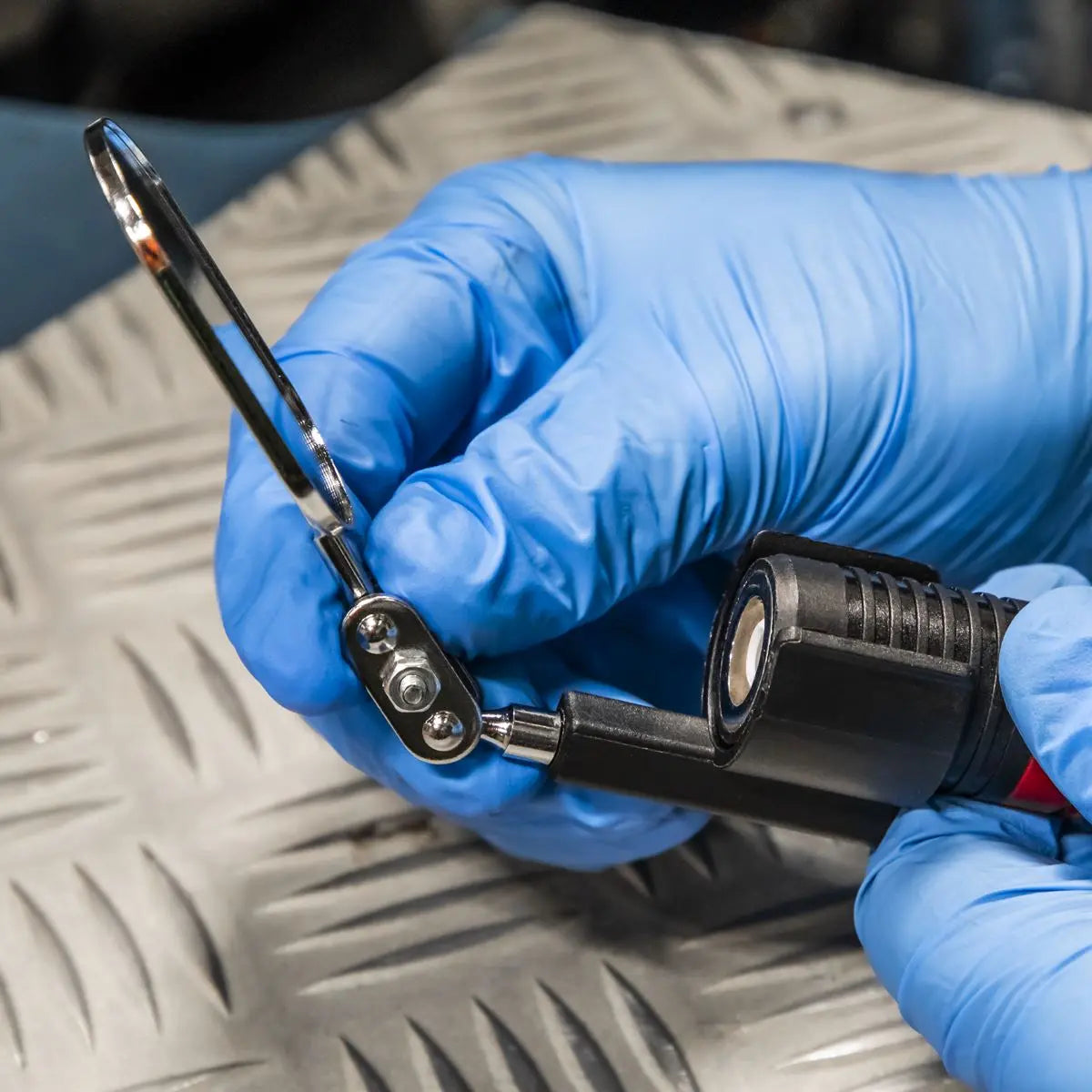 Sealey Narrow Mirror for LED Pick-Up Tool White Rose Tools