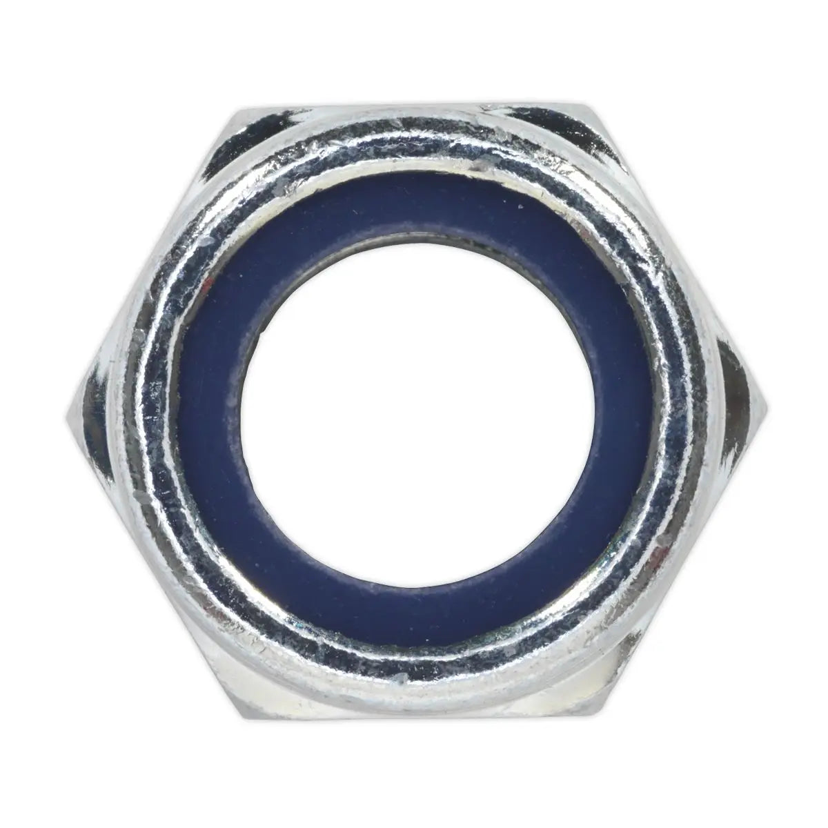 Sealey Nylon Locknut M16 Zinc Pack of 25