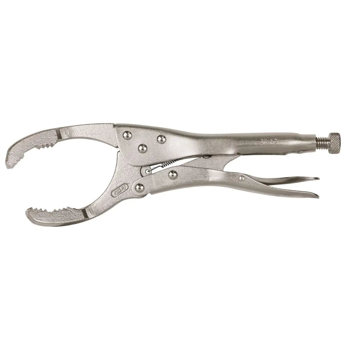 Sealey Ø45-130mm Oil Filter Locking Pliers - Angled