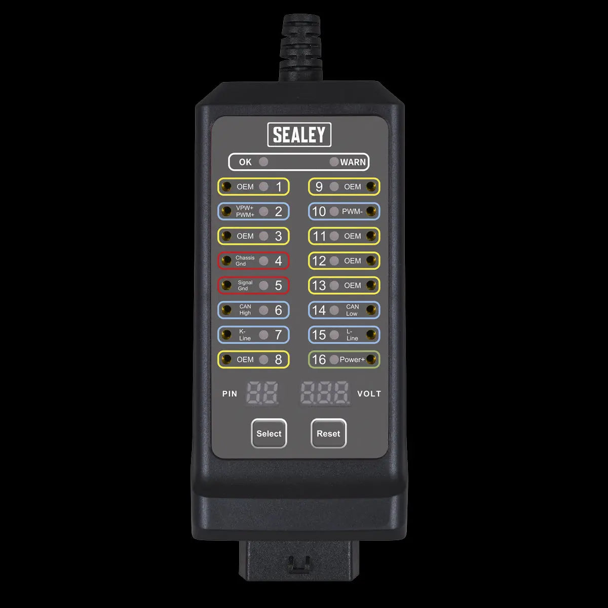 Sealey OBD Breakout Box 16-Pin 12V/24V  White Rose Tools