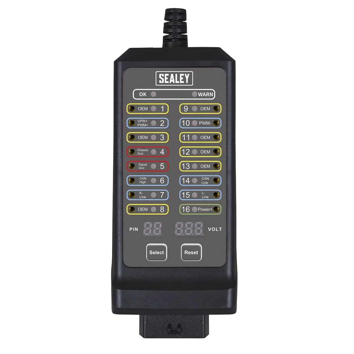 Sealey OBD Breakout Box 16-Pin 12V/24V  White Rose Tools