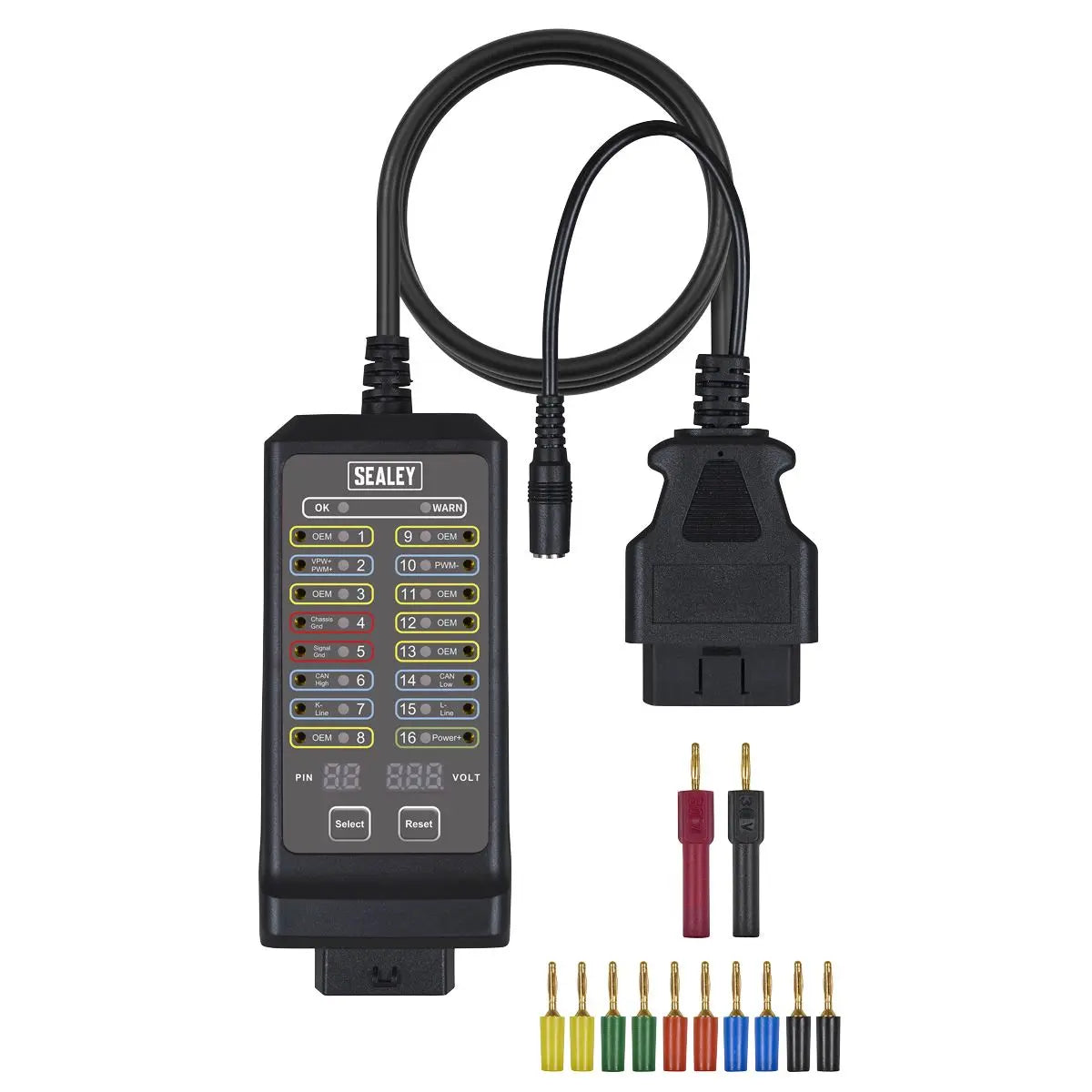 Sealey OBD Breakout Box 16-Pin 12V/24V  White Rose Tools