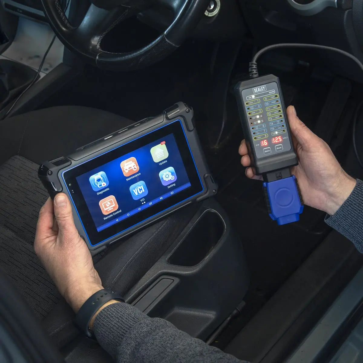 Sealey OBD Breakout Box 16-Pin 12V/24V  White Rose Tools