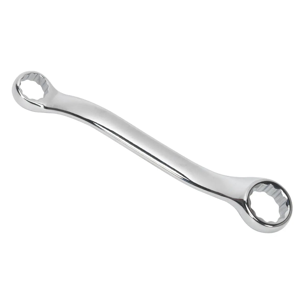 Sealey Offset Stubby Ring Rowing Spanner 10mm x 13mm Double End Rigger Jigger