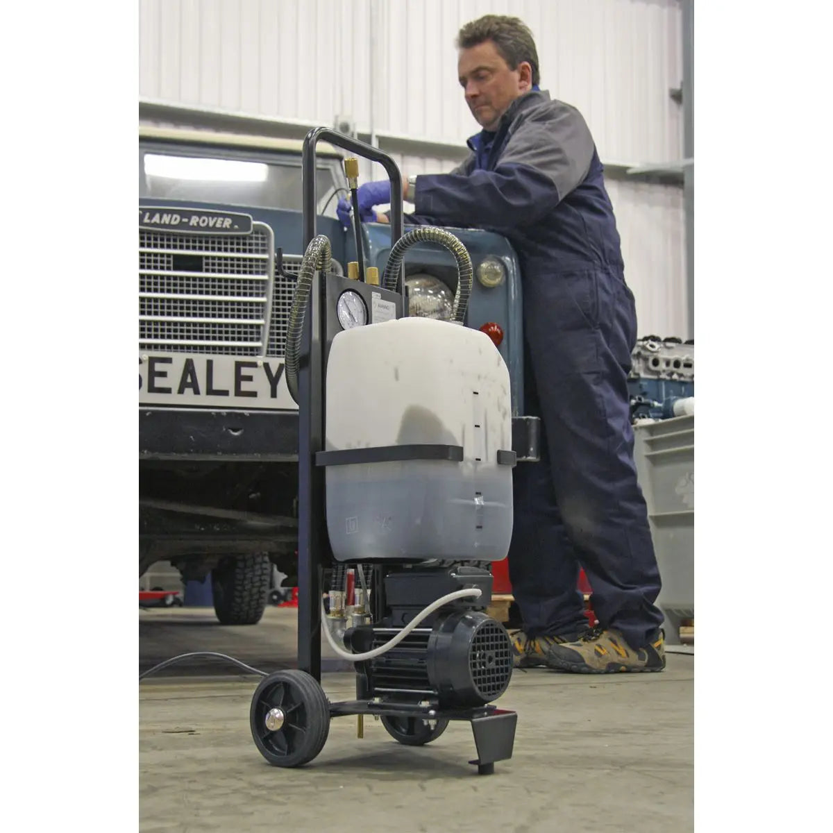 Sealey Oil Extractor Mobile 230V  White Rose Tools