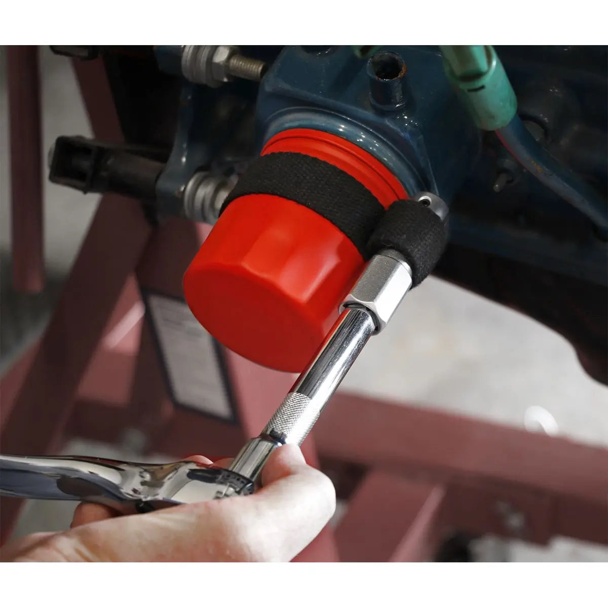 Sealey Oil Filter Strap Wrench 120mm Capacity 1/2"Sq Drive