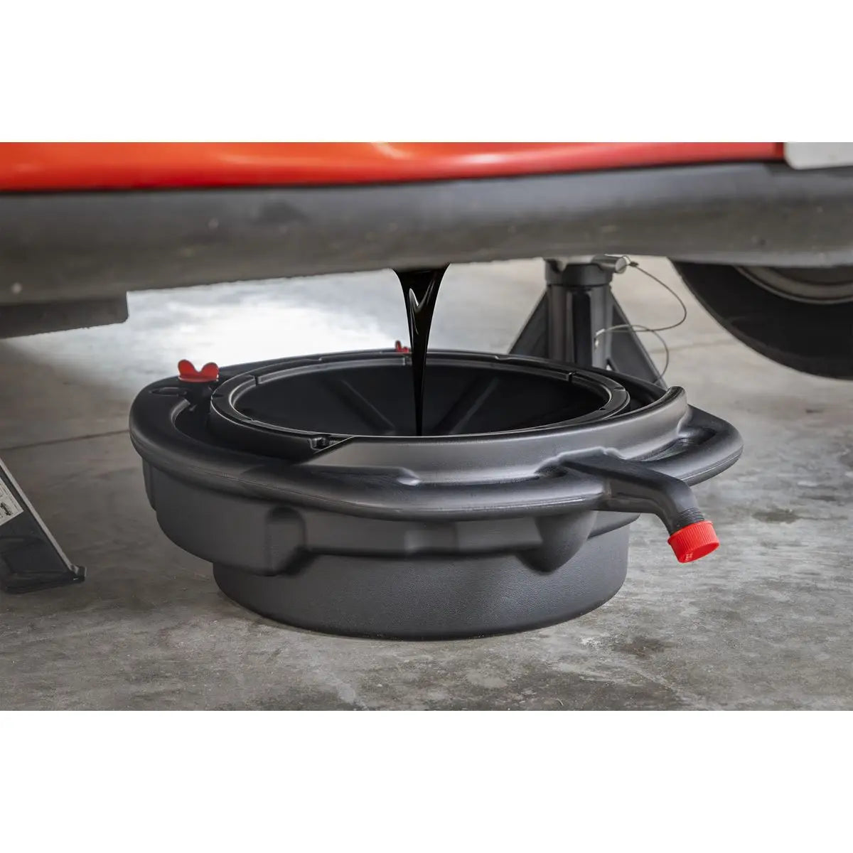 Sealey Oil/Fluid Drain Pan & Recycle Container 8L  White Rose Tools