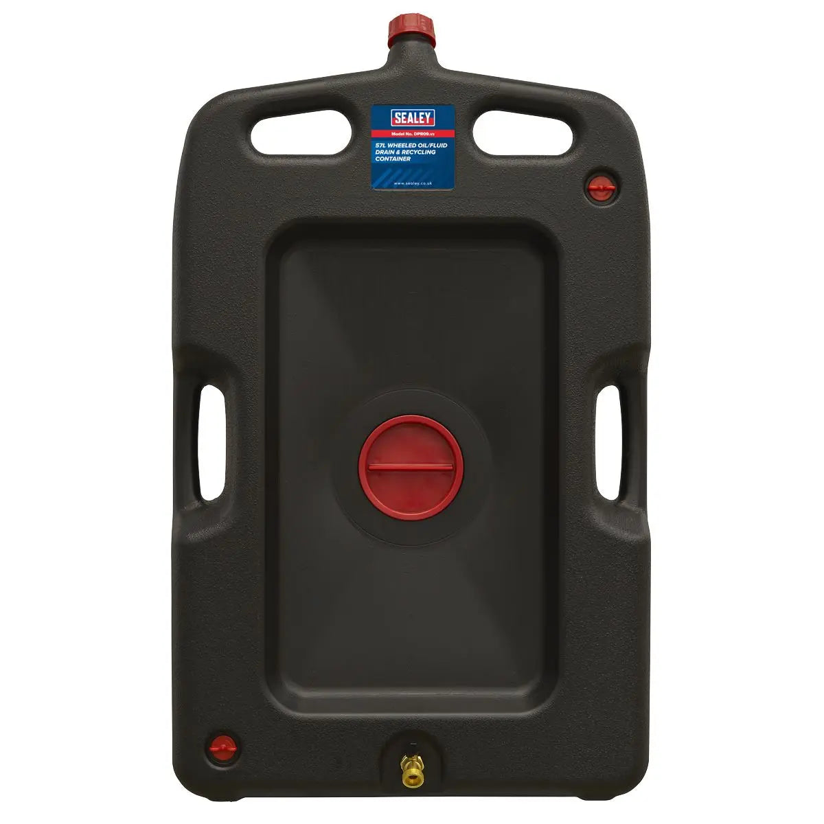 Sealey Oil/Fluid Drain & Recycling Container 54L - Wheeled  White Rose Tools