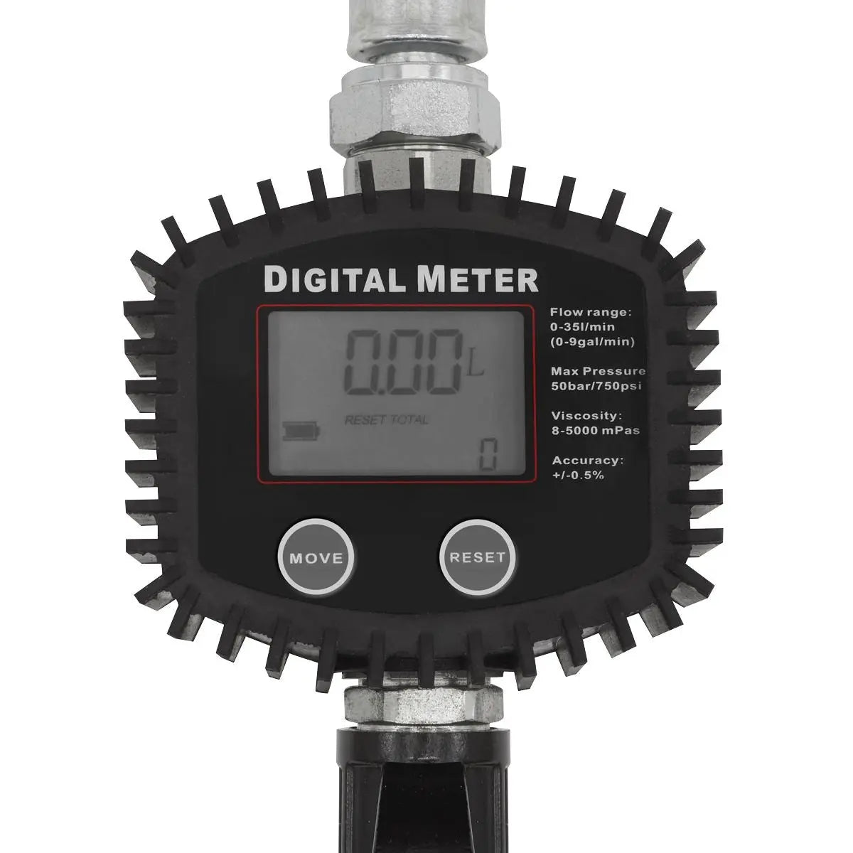 Sealey Oil Hose End Gun with Digital Meter
