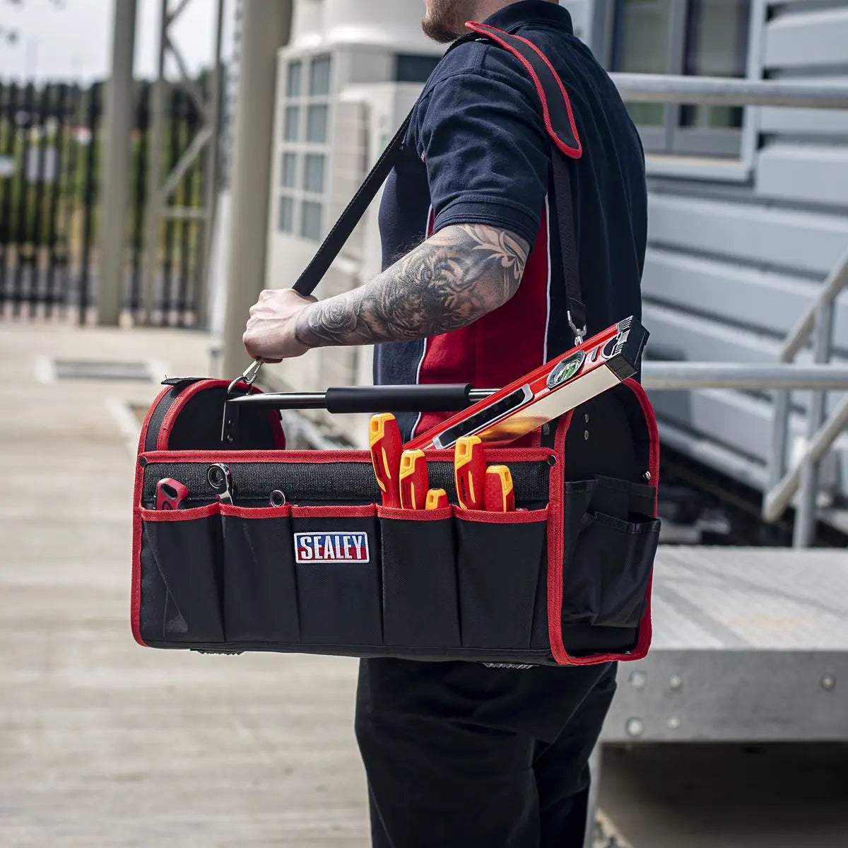 Sealey Open Tool Storage Bag 500mm White Rose Tools