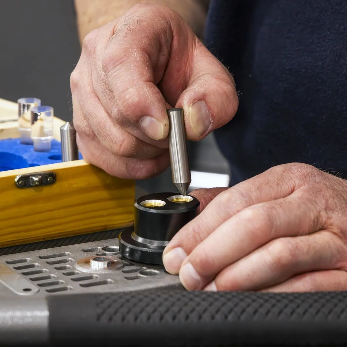 Sealey Optical Centre Punch Set  White Rose Tools