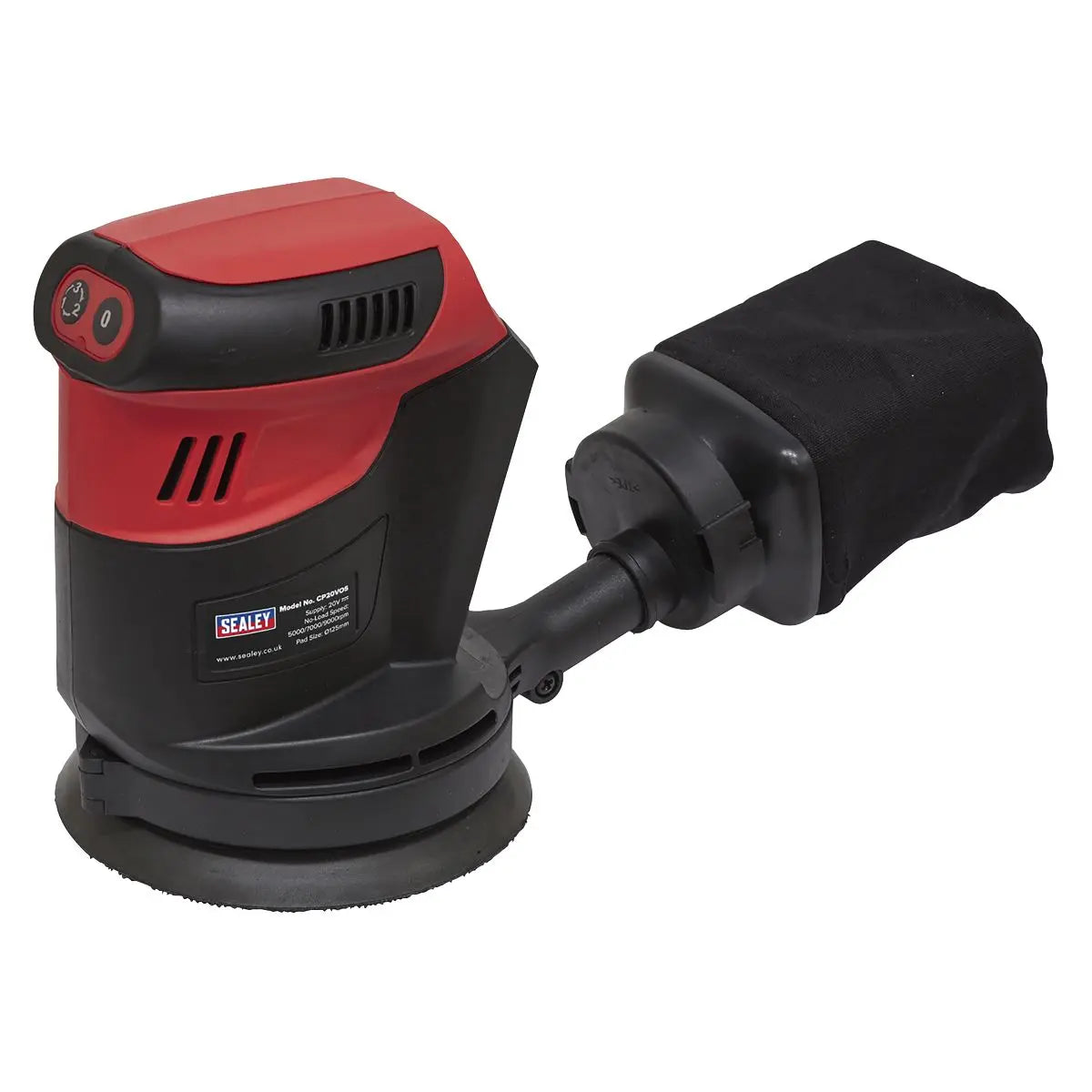 Sealey Orbital Palm Sander 20V SV20 Series Ø125mm - Body Only