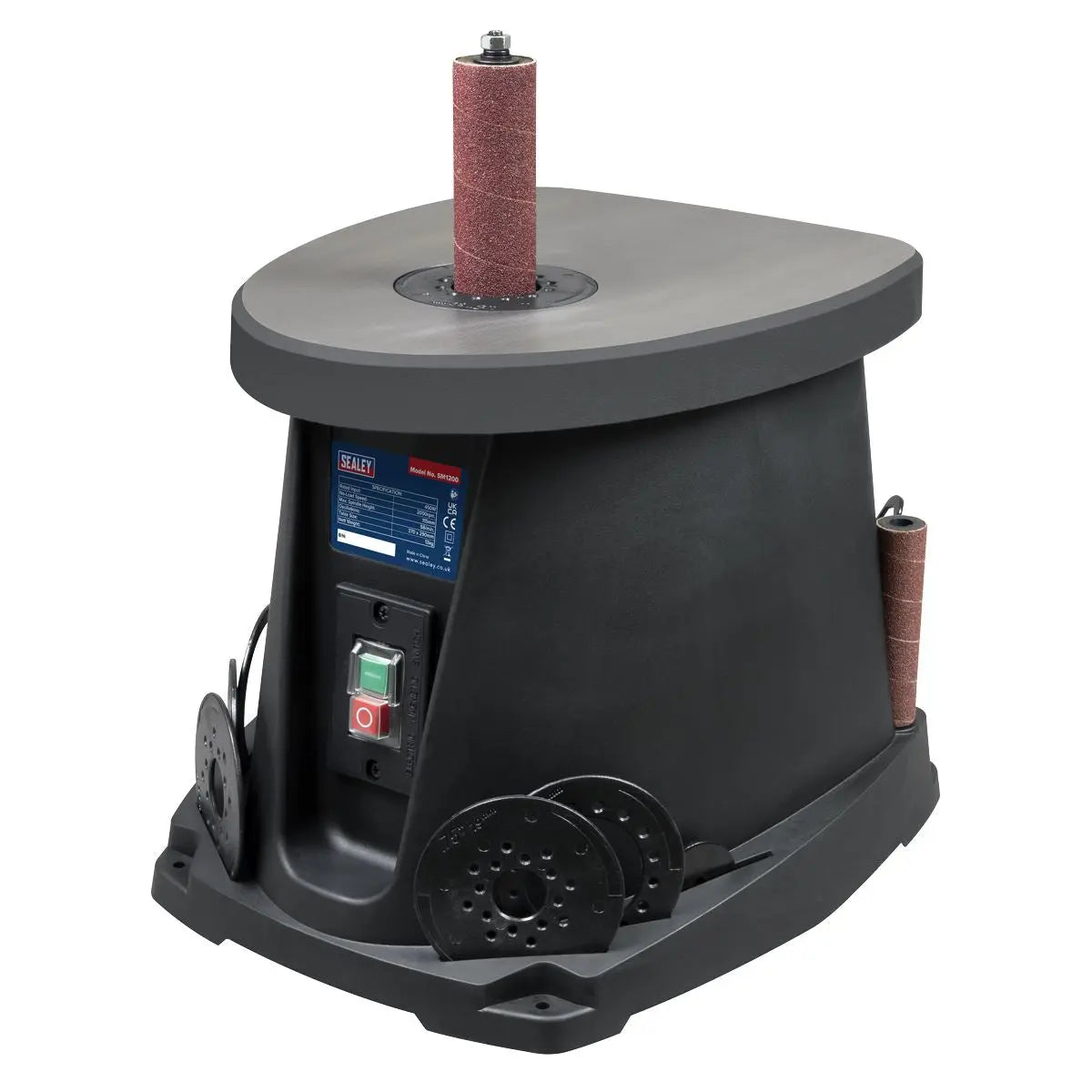 Sealey Oscillating Spindle/Bobbin Sander 450W White Rose Tools
