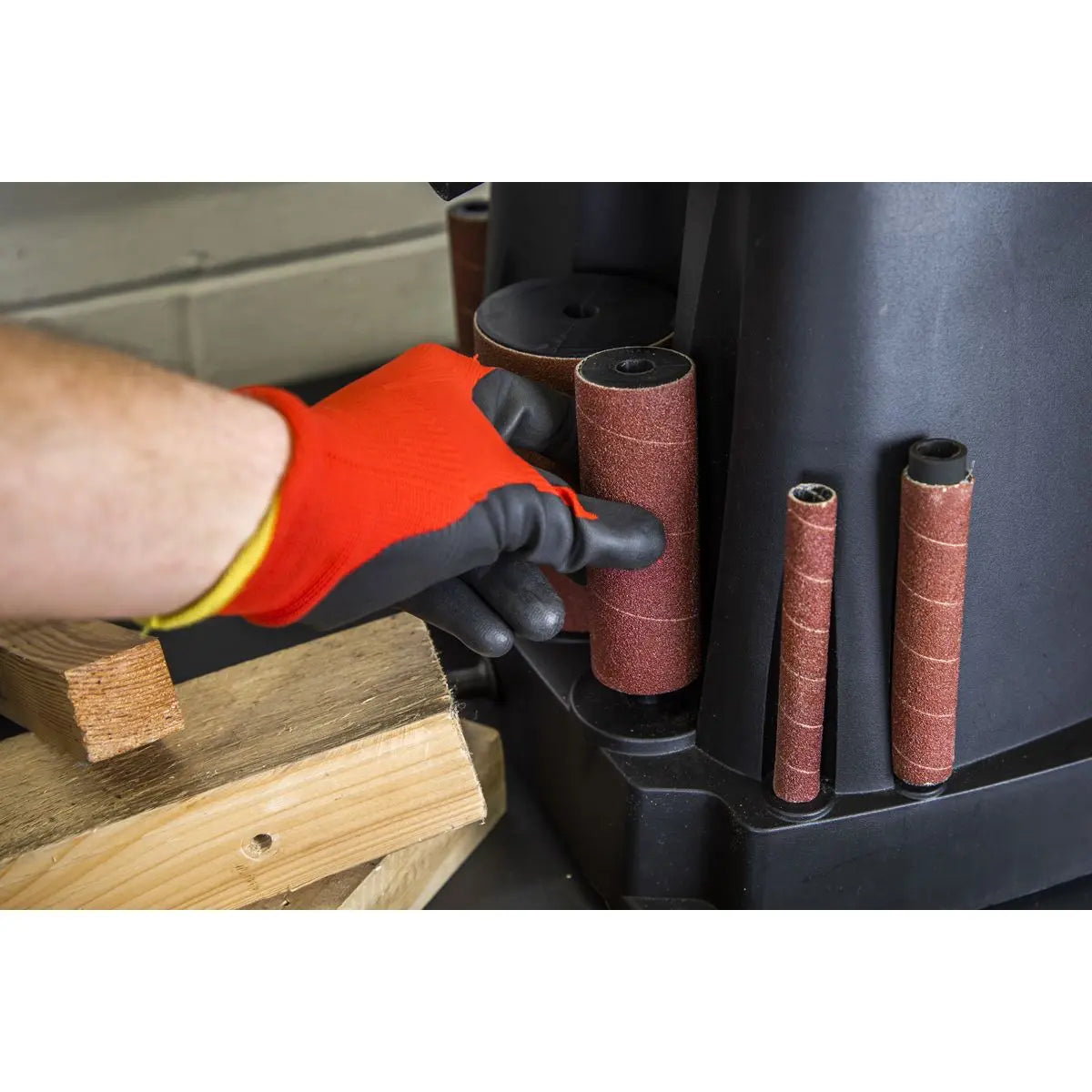 Sealey Oscillating Spindle/Bobbin Sander 450W White Rose Tools