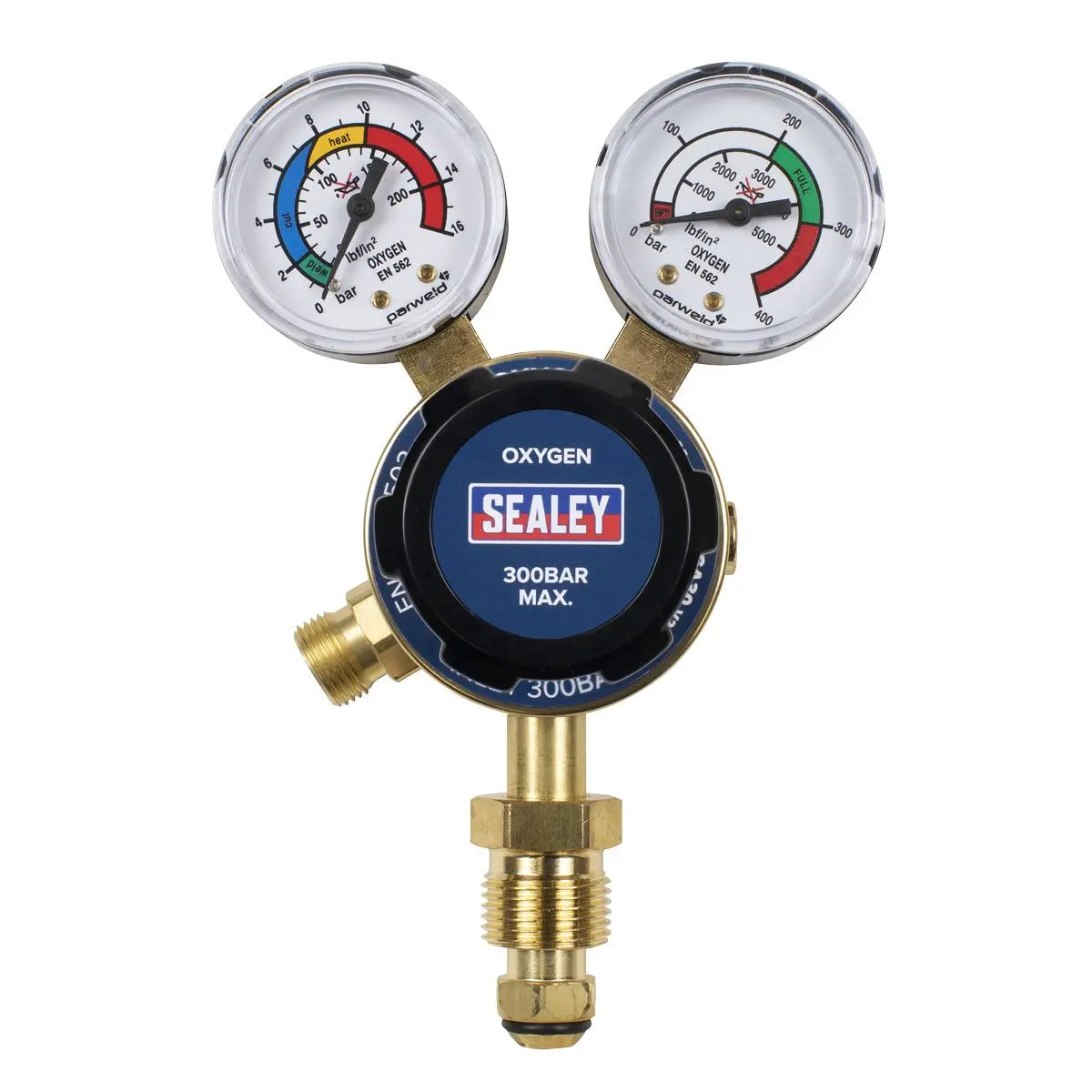 Sealey Oxygen Regulator White Rose Tools