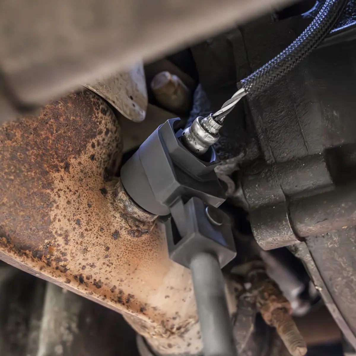 Sealey Oxygen Sensor Air Hammer Wrench 22mm  White Rose Tools