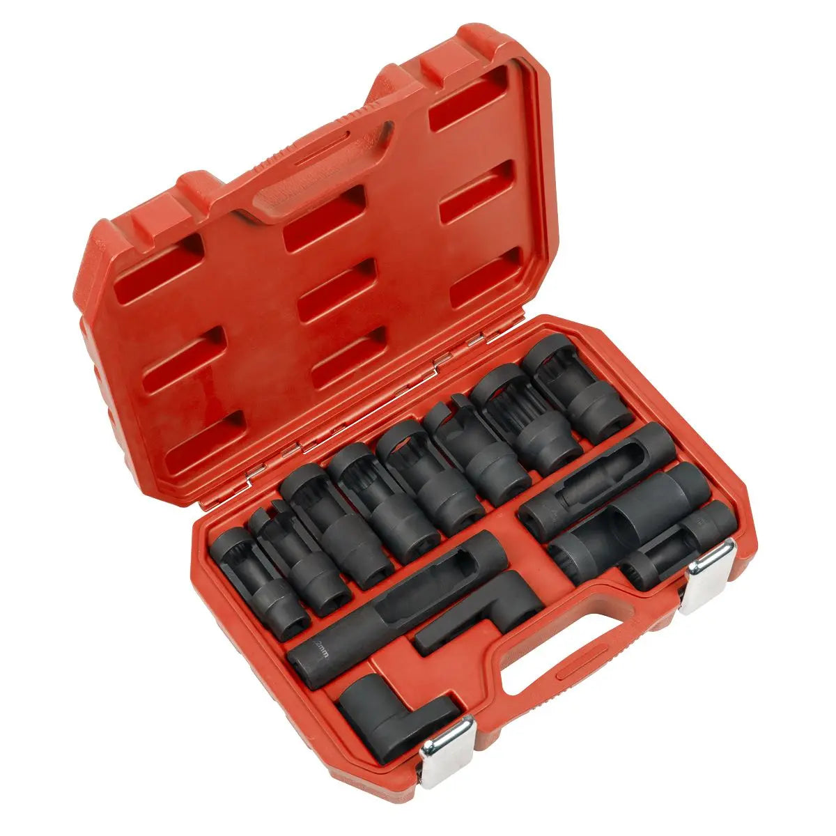 Sealey Oxygen & Diesel Injector Window Socket Set 1/2"Sq Drive 14pc White Rose Tools