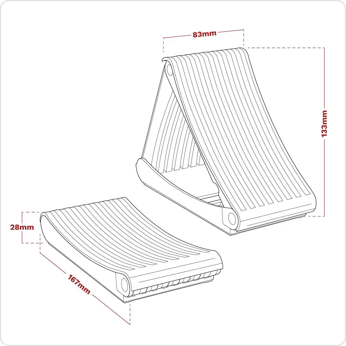 Sealey Pair of Folding Wheel Chocks