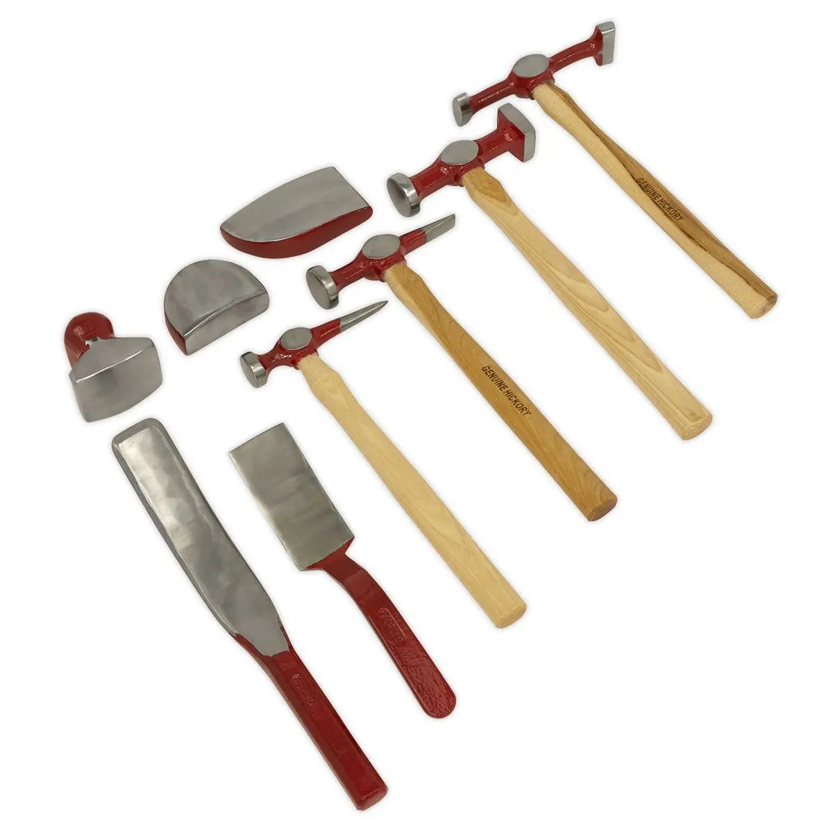 Sealey Panel Beating Set 9 Piece Bodywork Kit in Case