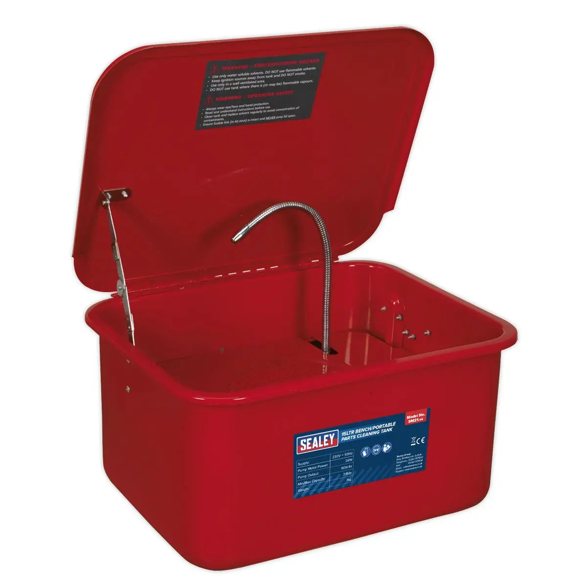 Sealey Parts Cleaning Tank Bench/Portable