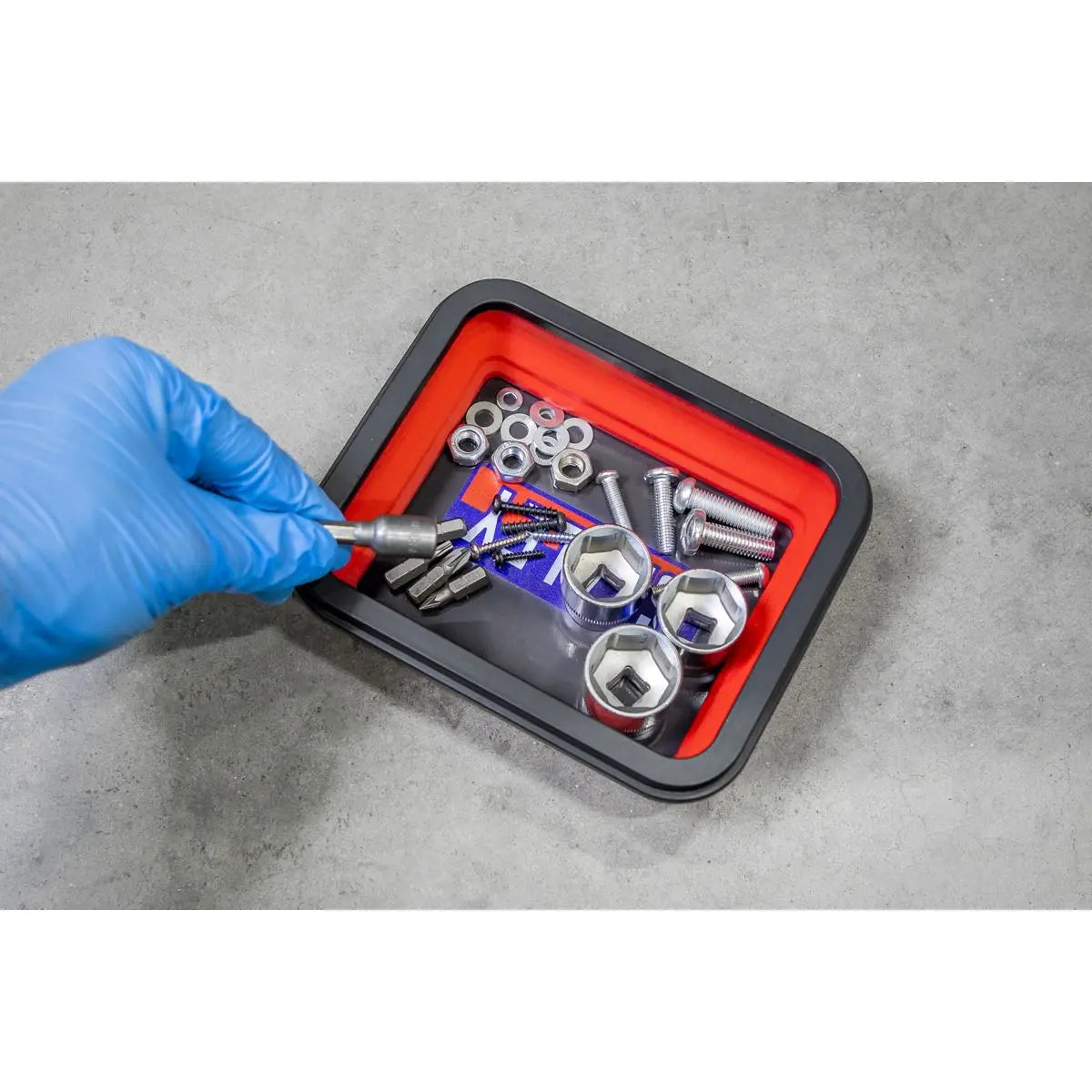 Sealey Parts Tray Collapsible Magnetic - Set of 3  White Rose Tools