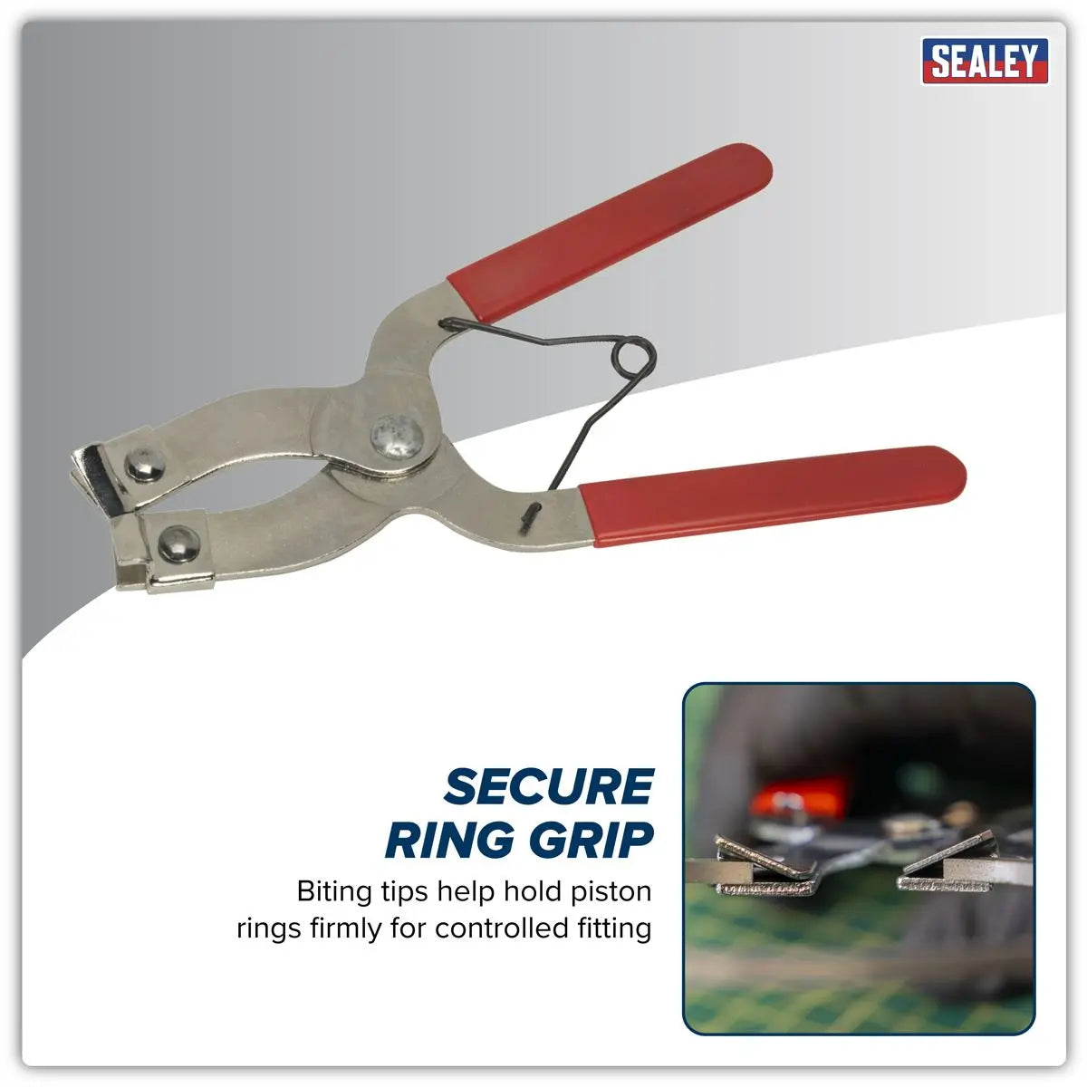 Sealey Piston Ring Pliers 1.2-5mm Capacity White Rose Tools