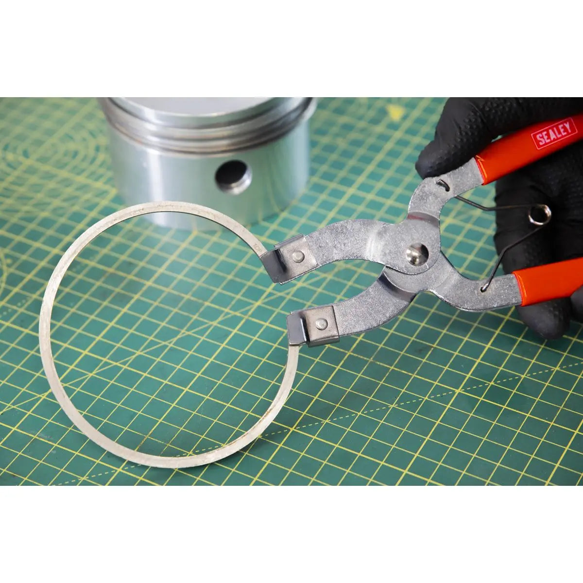 Sealey Piston Ring Pliers 1.2-5mm Capacity White Rose Tools