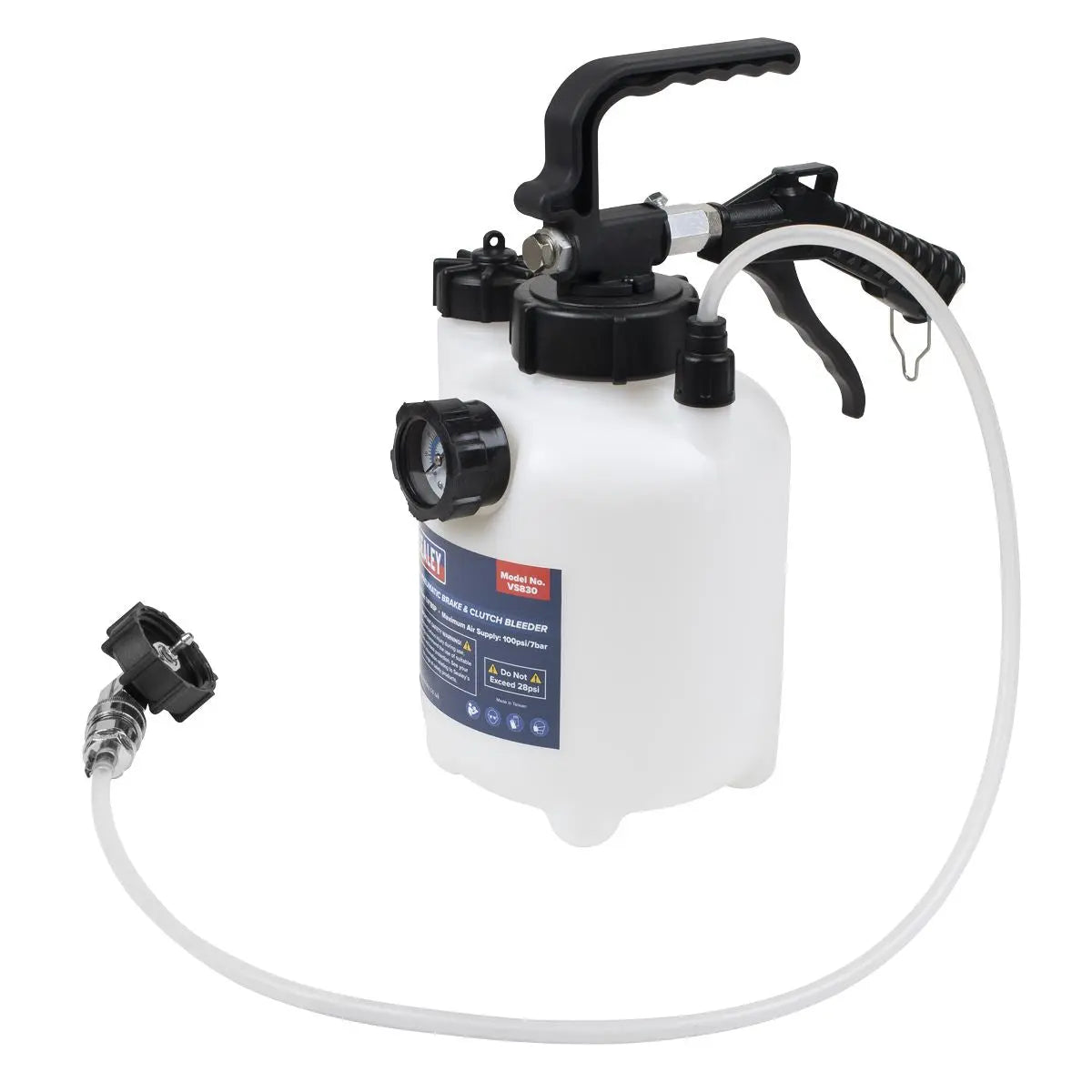 Sealey Pneumatic Brake & Clutch Bleeder 2.5L  White Rose Tools