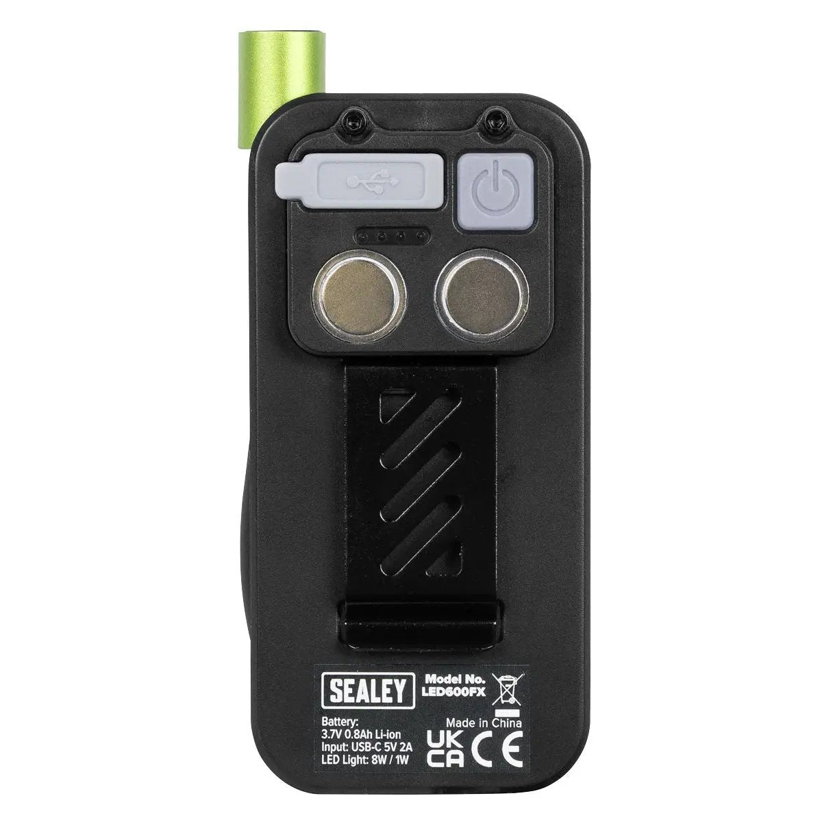 Sealey Pocket Light with Flexi Inspection Light 8W COB LED & 1W SMD LED White Rose Tools