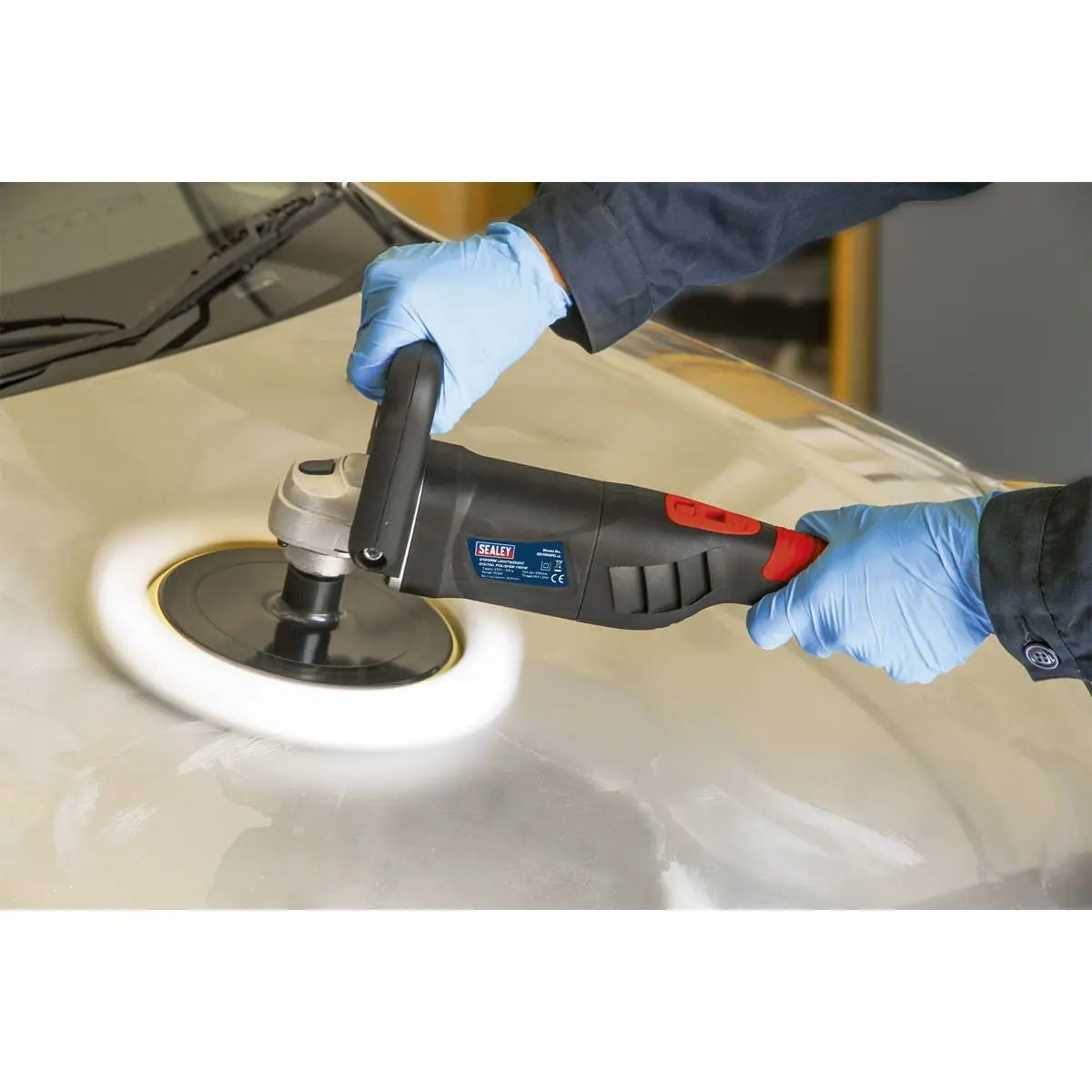 Sealey Polisher Digital Ø180mm 1100W/230V Lightweight