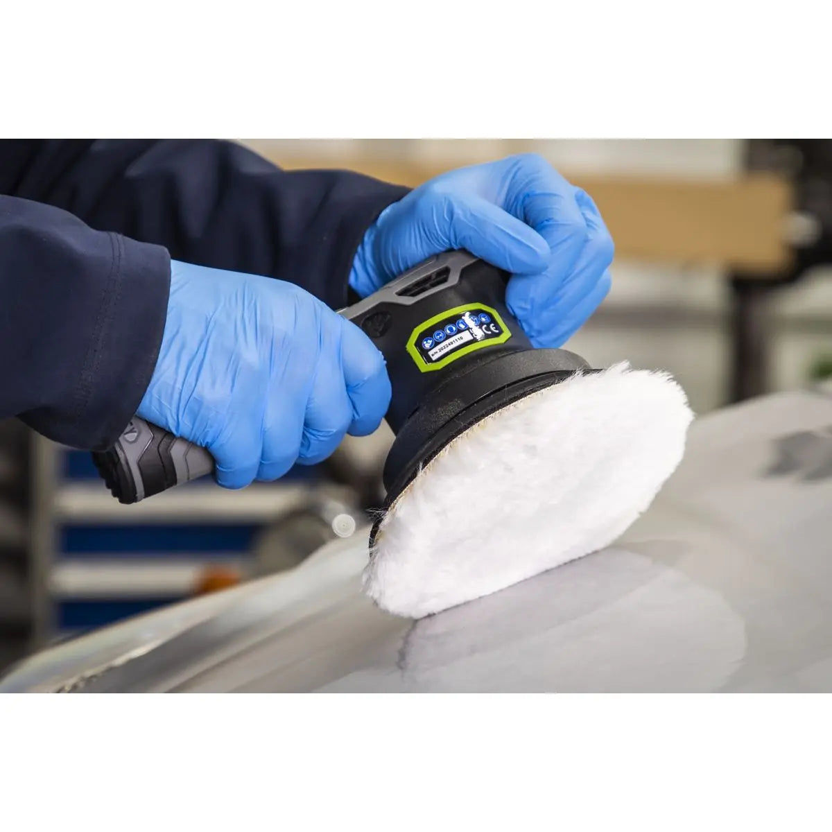 Sealey Polishing Bonnet Ø150mm White Rose Tools